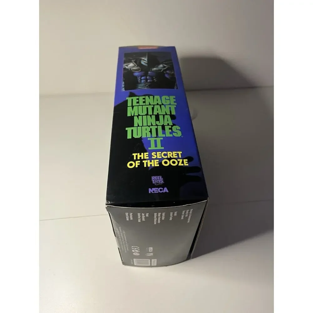 NECA Teenage Mutant Ninja Turtles II Secret of the Ooze SUPER SHREDDER NIB Open